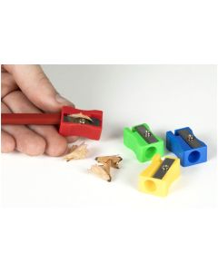 Celco Plastic Sharpener Single Hole Assorted Colours Pack of 48 