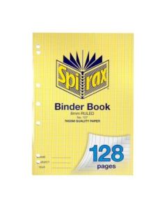 Spirax 127 Binder Book A4 128 page 8mm 70gsm 