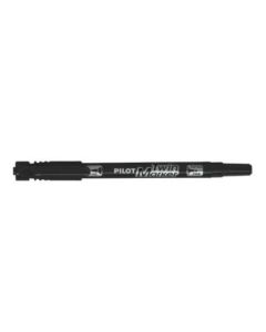 Pilot Dual Ended Twin Super Colour Marker Black Bx 12 (Min Ord Qty 1)
