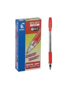 Pilot BPS-GP Ballpoint Fine Red Bx 12 (Min Ord Qty 1)