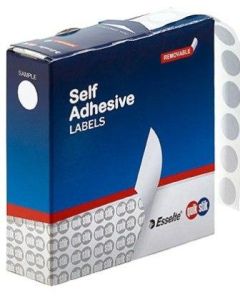 Quikstik Label  Dispenser Circle 11mm White 1400  Labels (Min Order Qty 1)