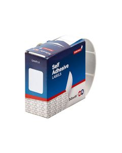 Quikstik Label Dispenser Rectangle Removable 24x32mm 420 labels (Min Order Qty 1)