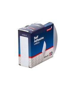 Quikstik Label Dispenser Rectangle Removable 24x102mm 160 labels (Min Order Qty 1)