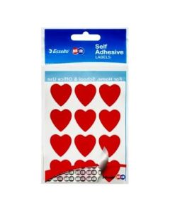 Quikstik Hangsell Red Hearts 22mm (Min Order Qty 5)