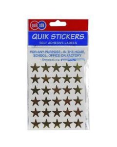 Quikstik Hangsell Gold Stars (Min Order Qty 5)