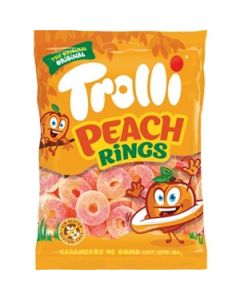 Trolli 100g Peach Rings Box of 12