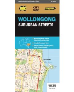 UBD/Gregorys Wollongong Suburbs&streets Map 299 #18 