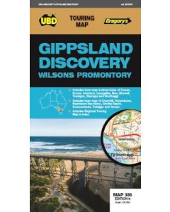 UBD/Gregorys Gippsland Discovery & Wilsons Promontory 386 Map #8 