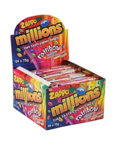 Zappo Millions Rainbow 75g CDU of 24