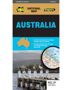 Map Australia #149 7th Edition UBD/Gregory's 