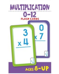 School Zone Flash Cards Multiplication 0 to 12 
