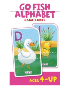 School Zone Go Fish Alphabet Game Cards 