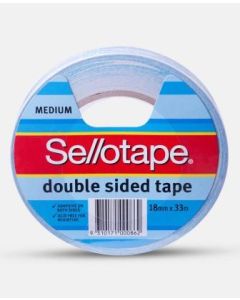 Sellotape Double-Sided Tape 18mmx33m (Medium) BOX OF 6