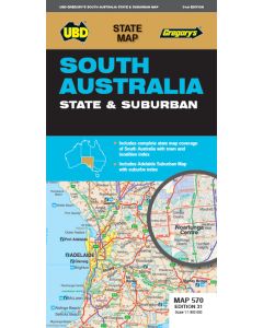 Map South Australia State & Suburban #570 31st Edition  UBD/Gregory's