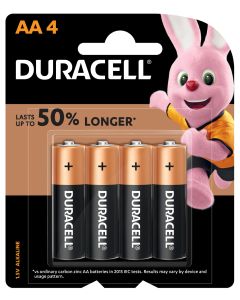 Duracell Coppertop "AA" 4 Card Box of 12 (Min Order Qty 1) 