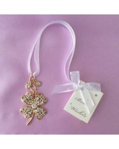Bridal Charm - Four Leaf Clover Gold