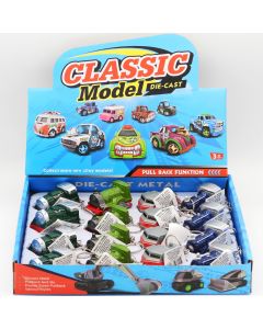 Pull Back Train on Keychain 6cm CDU of 16