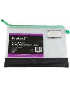 Protext Mesh Pouch A4 Assorted