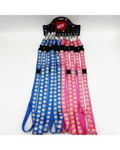 Lanyard Smiley Face 2 Assorted Display of 12