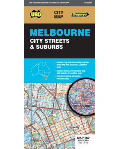 Map Melbourne City Streets & Suburbs 