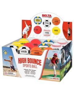 Belta Super Hi-Bounce Textured Mini Balls CDU of 24