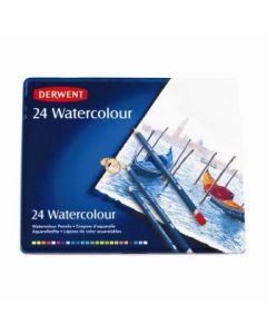 Derwent Pencils Watercolour Tin of 24 