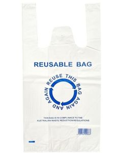 Reusable Carry Bag Medium 490x260mm 40UM Box of 700  (Min Order Qty 1)