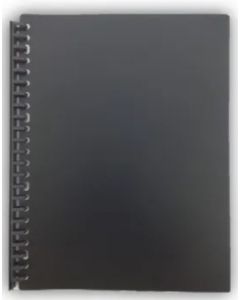 A4 20 Page Refillable Display Book Black