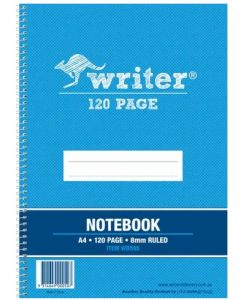 Writer A4 120pg Note Book 296 x 210mm