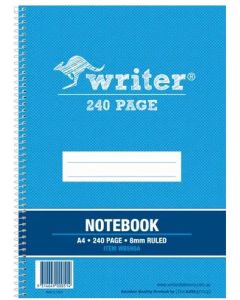 Writer A4 240pg Note Book 296 x 210mm