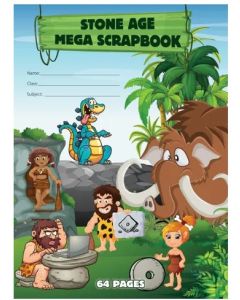 Mega Scrap Book 64pg 70g Stone Age