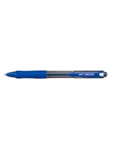 Uni-Ball Laknock Retractable Ballpoint Pen Medium Blue Box of 12 (Min Order Qty 1) 