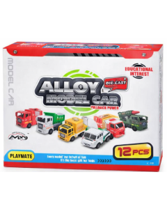 Alloy Model Car - Pullback Power  12 pcs